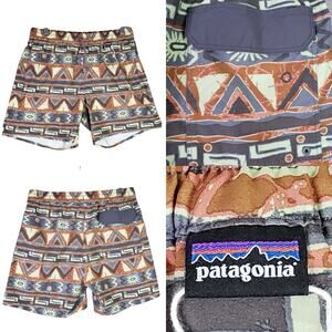 Patagonia Hydropeak Volley Shorts Men's Size Medium Southwestern Boardshorts New